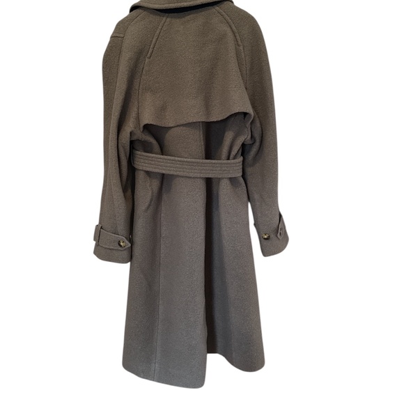 J.Crew Boiled-Wool Belted Trench Coat – Size 12 - Picture 4 of 6